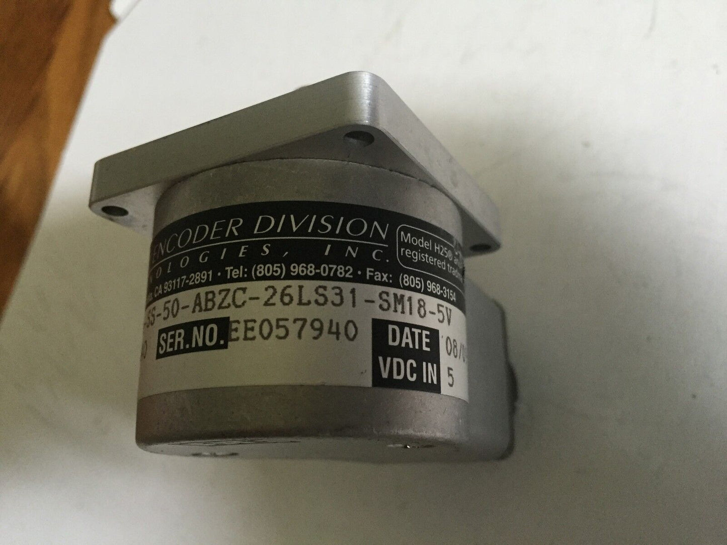 New Bei H20db-37-F5-Ss-50-Abzc-26Ls31-Sm18-5V, 924-01039-340 Encoder,Er
