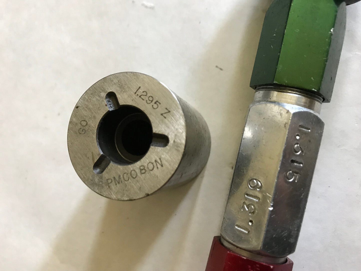 The Pipe Machinery Inspection Gage Go No Go Plug Gage 1.319 1.315 1.295,Ep