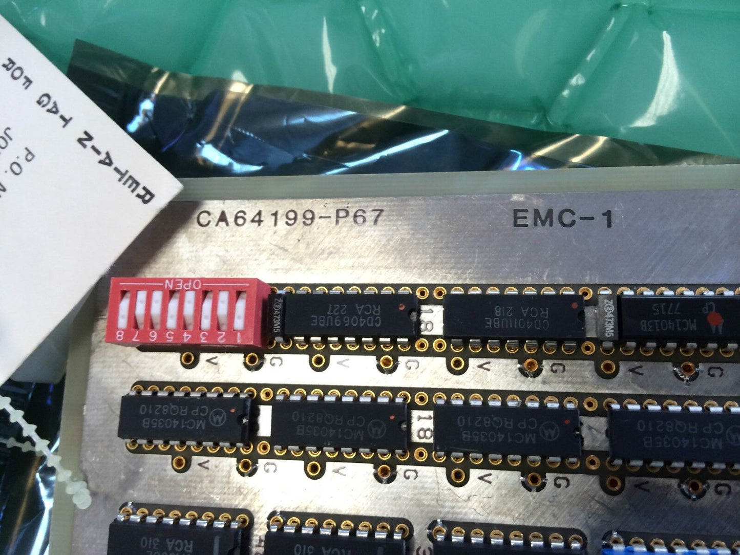 New Cutler-Hammer Eaton D520bc11 Pc Board Ca64199-P67 Emc-1,X8136-Lg676-X,Bf,Fk