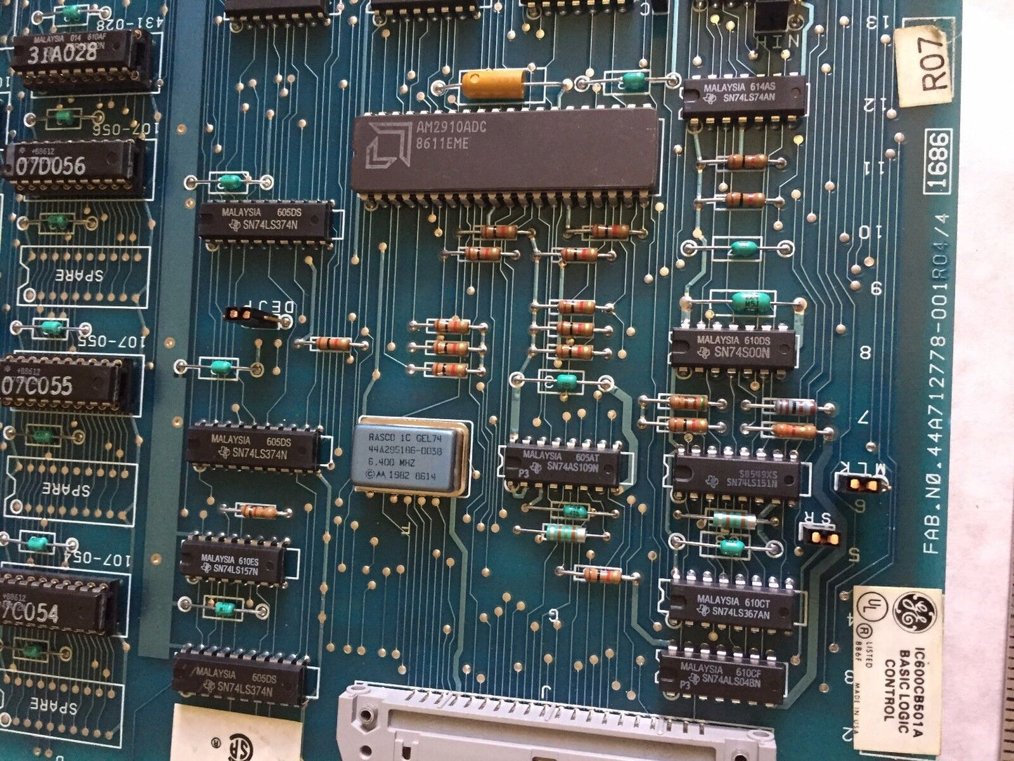 General Electric Ic600cb501a,44A712778-001R04/4,Ccu2c Basic Logic,Br