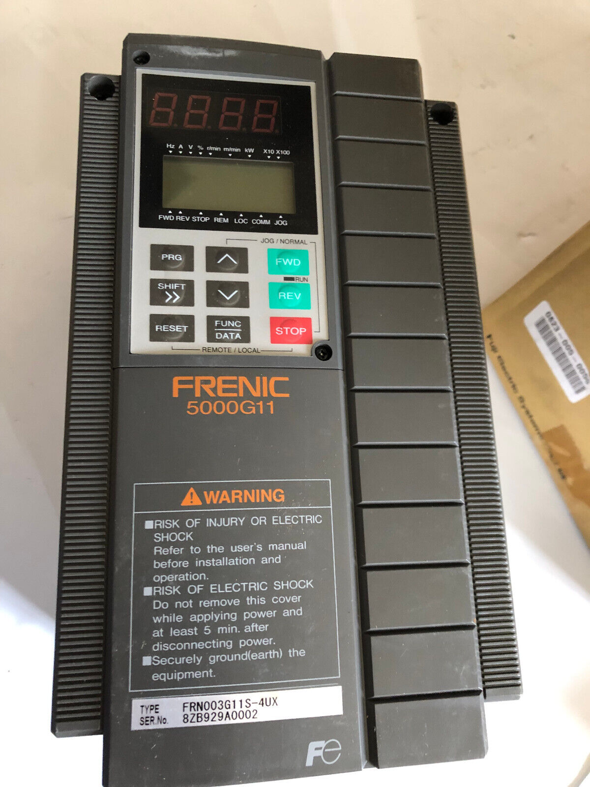 New Fuji Electric Frn003g11s-4Ux Inverter Drive,Frn003g11s 4Ux,Frenic 5000G11,De