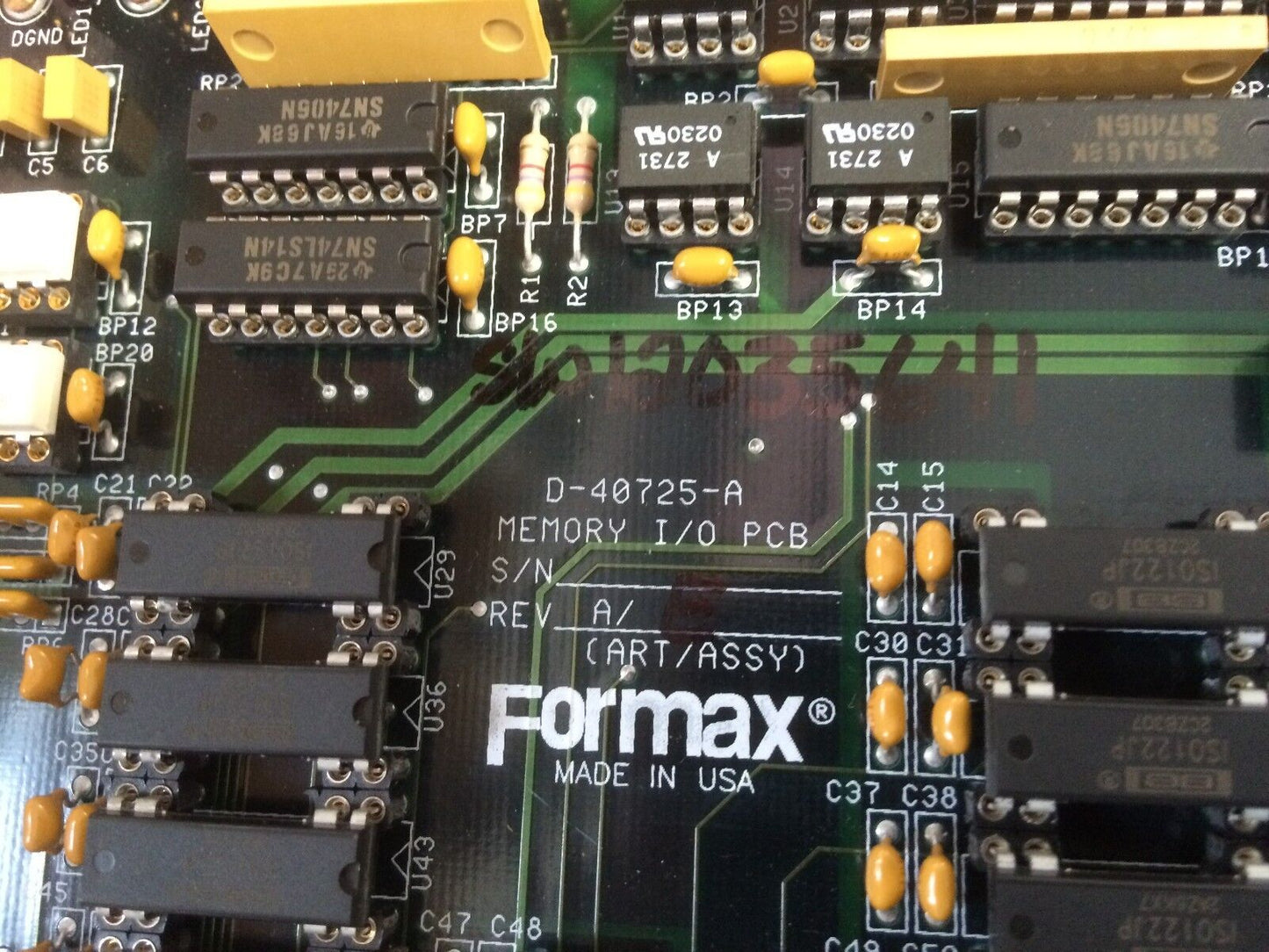 Formax D-40725-A Memory I/O Pcb Input/Output Board,Bf