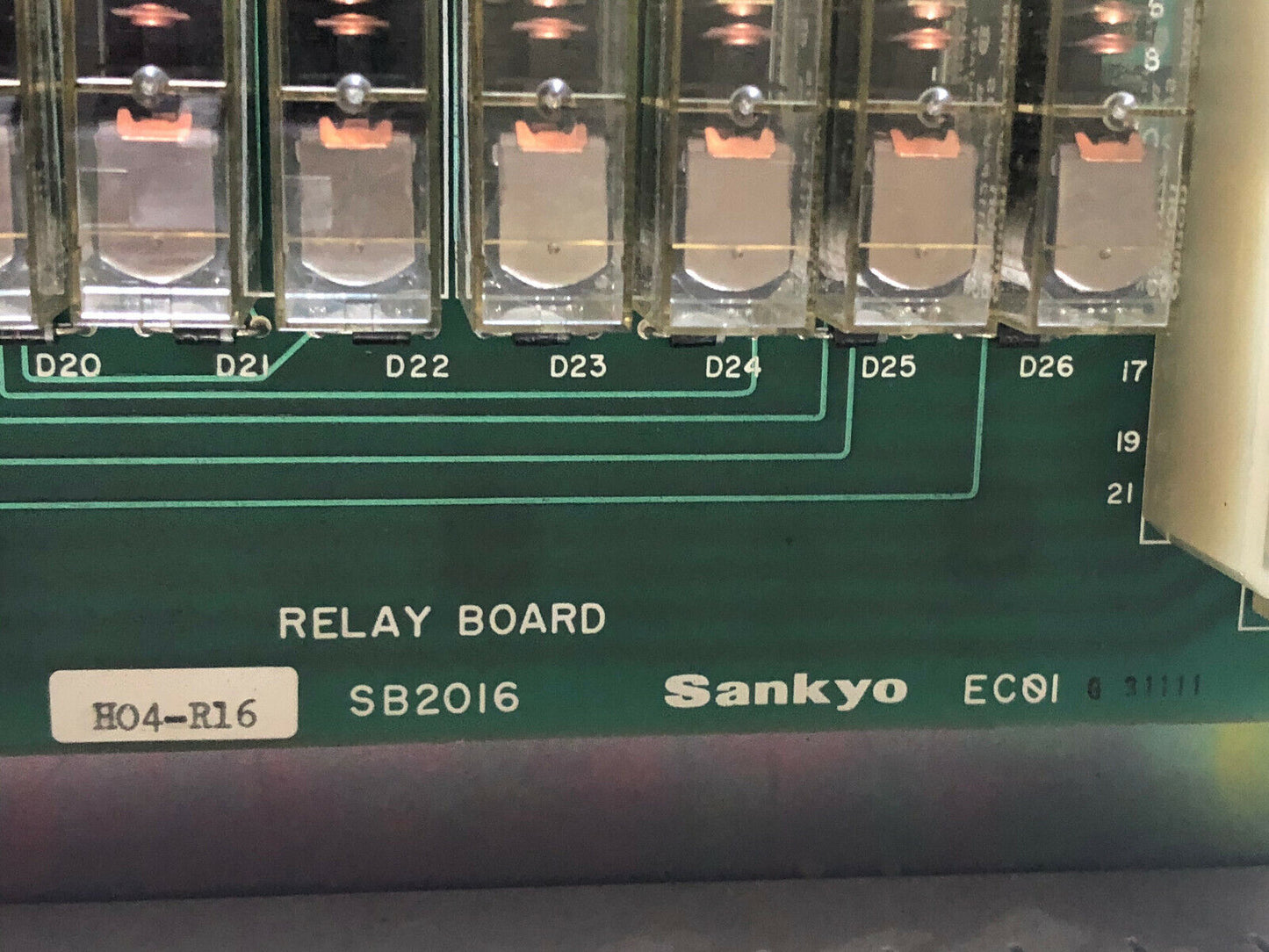 Sankyo Sb 2015,Sankyo Lh-8H60 Jcibqh,Sb2016,Sb2044,Sb2021-03,Mtcb Relay Board,Fi