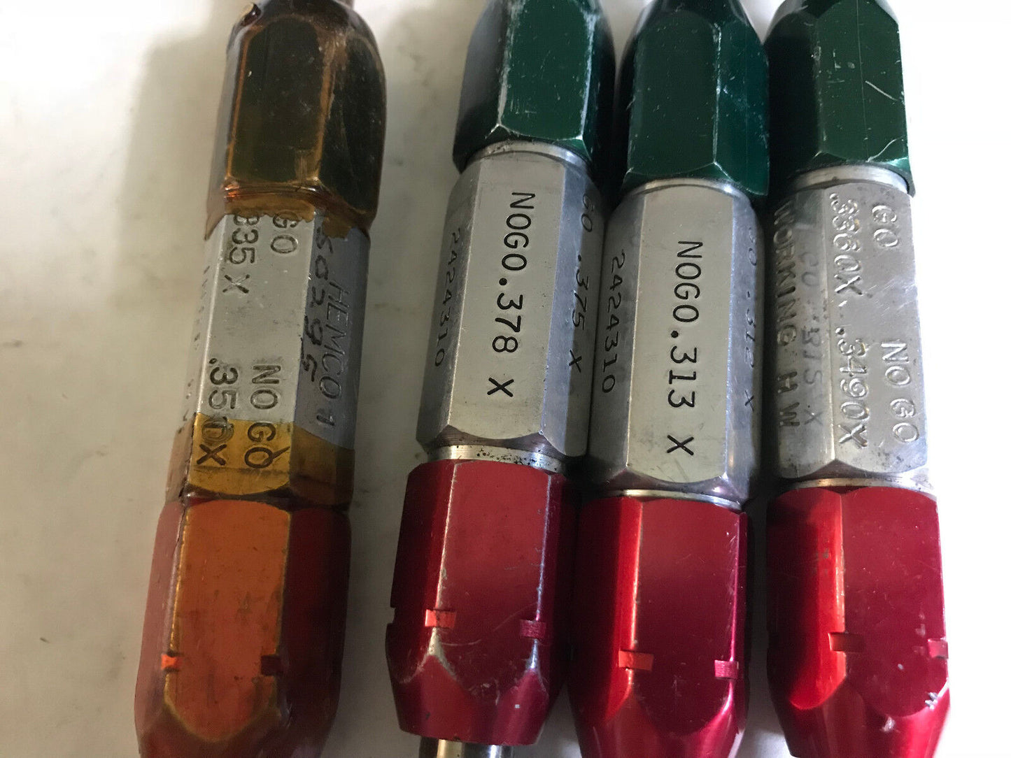 Lot Plug Gage Go Nogo Van Keuren .2037,2044,233,2499,280,2685,2280,375,3860,Es