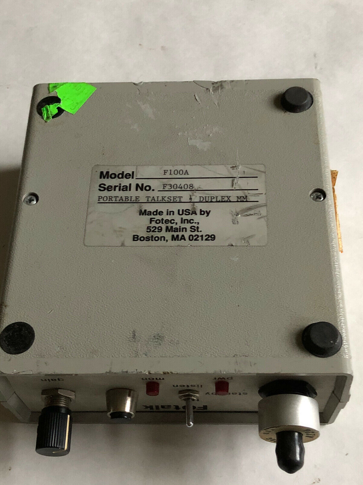 Fotec F100a Controller,Fotalk,Di