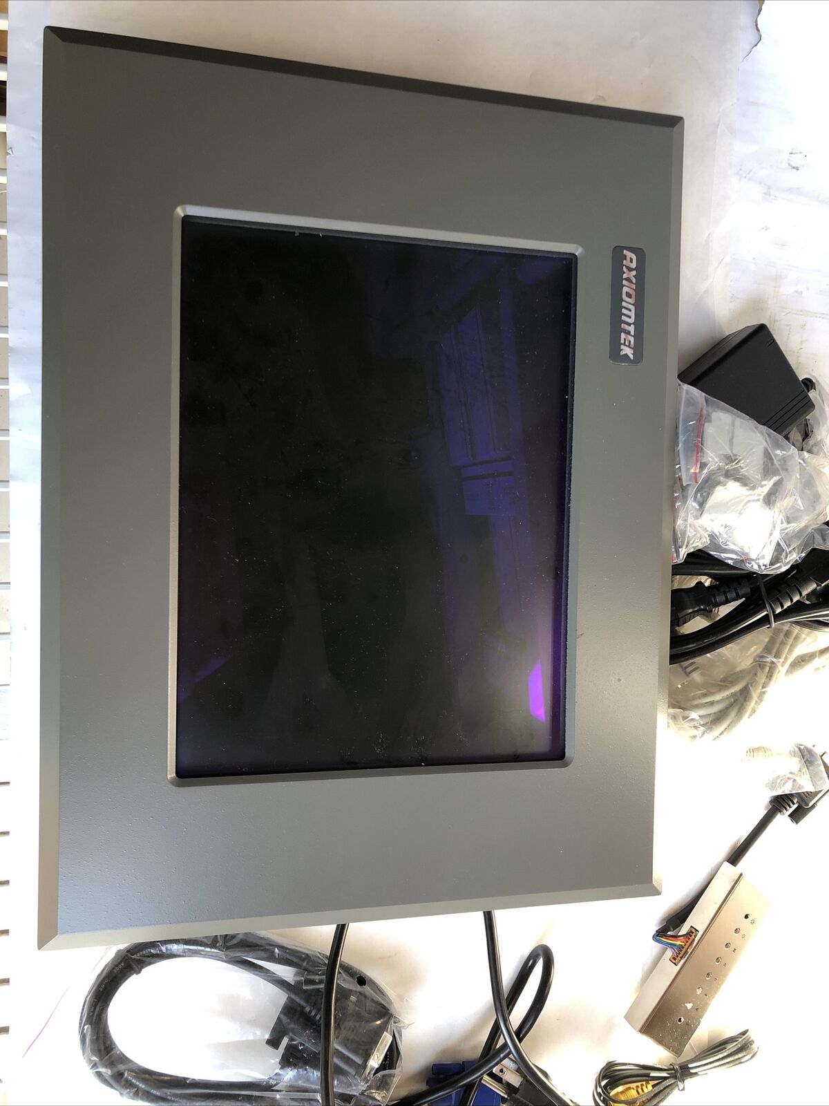 New Axiomtek P6120pg 12" Color Touchscreen Monitor,Operator Interface,Fc