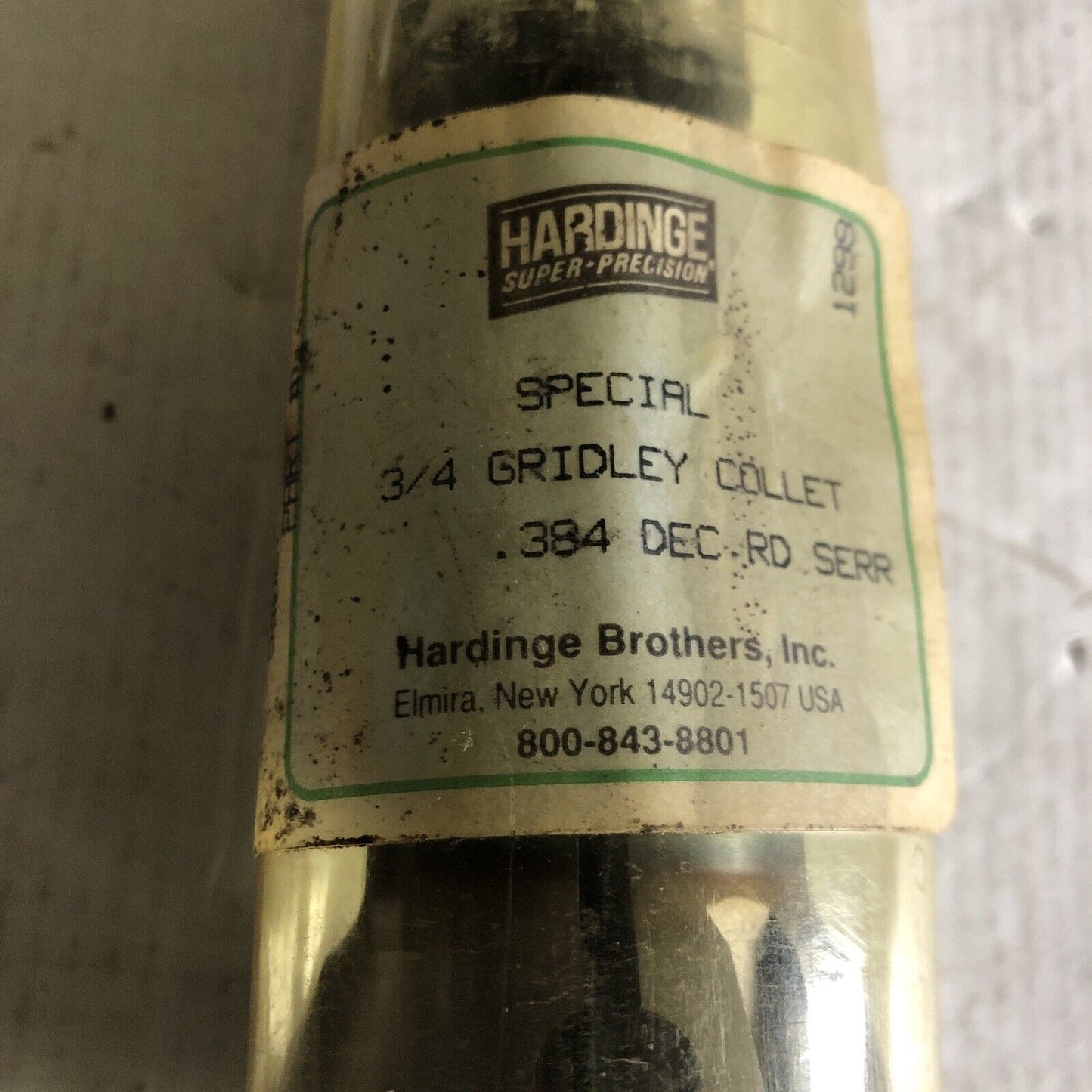 New Hardinge 3/4 Gridley Collet,.384 Acme-Grid,Ta