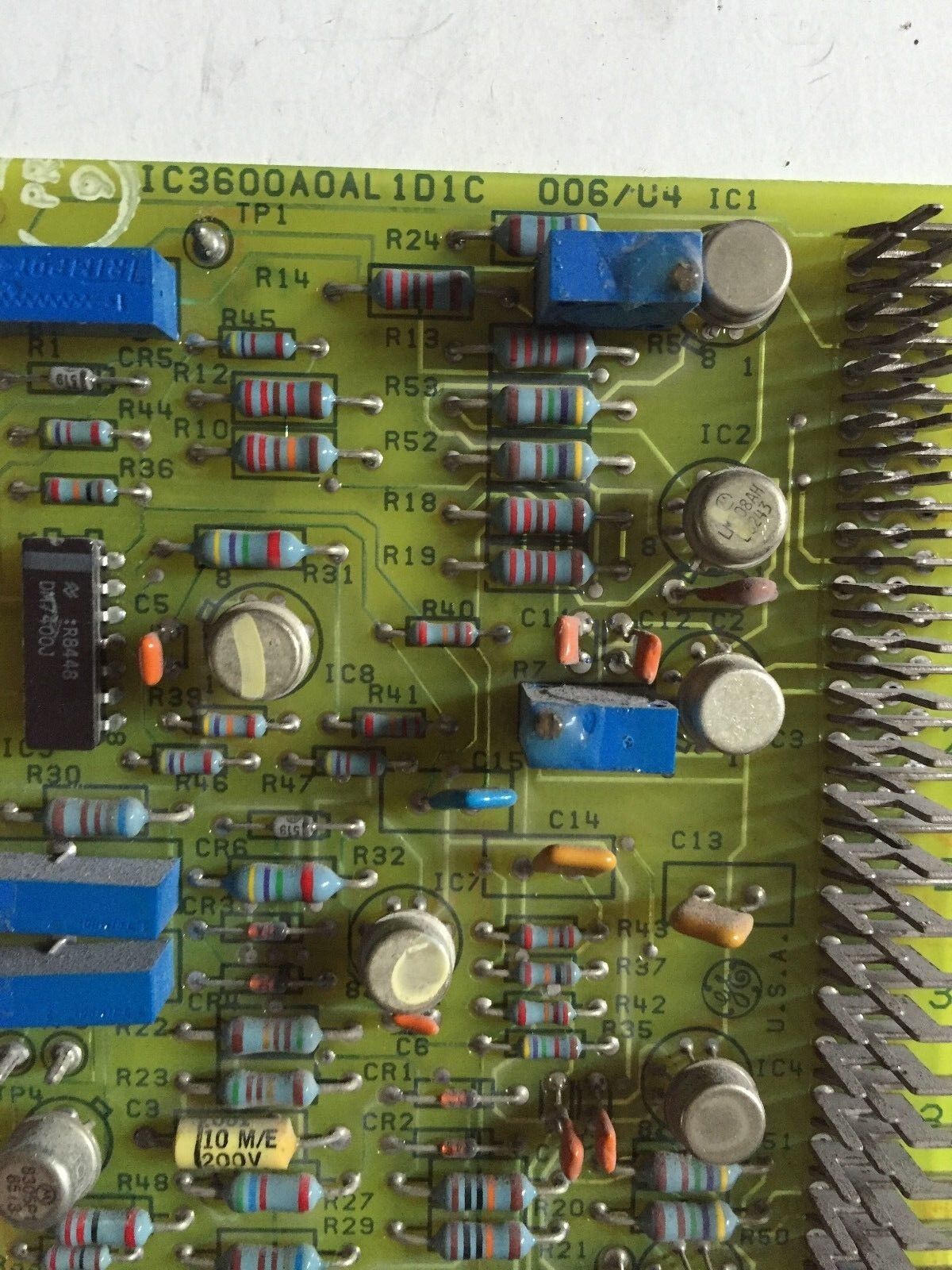 Ge Ic3600aoal1d1c,Fanuc Ic3600a0al1d1c Op Amplifier Board,Ea