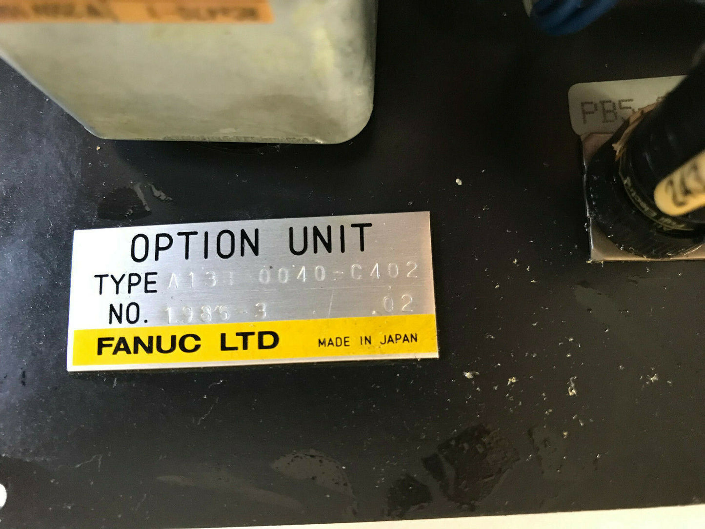 Fanuc A13b-0040-C402 Option Unit Panel Display,A13b-0040-O402,(One Button X) Sm