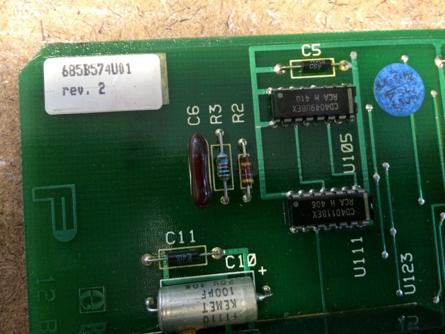Fischer & Porter 685B574u01 Pc Board 12 Bit D/A 685B574 ,Cf