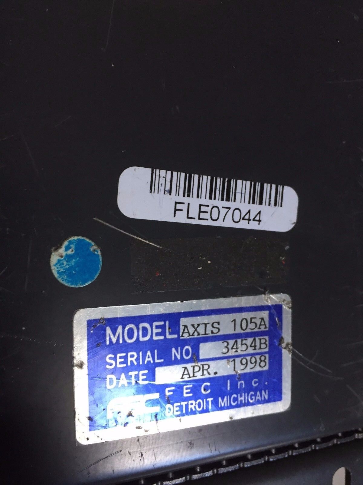 Fec Afc1100 System Axis Controller,Fec Axis 105A,Fec Type 105,Fec Axis 105A,Ay
