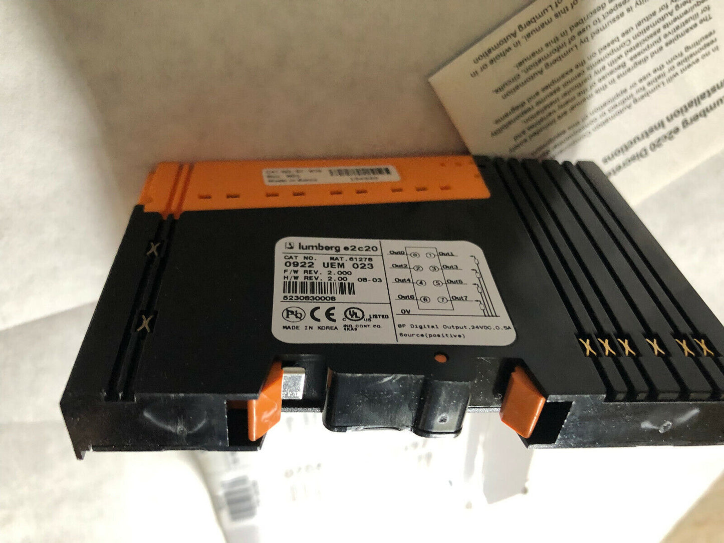 New Lumberg 0922 Uem 023 Digital-Output,Uem023 8Od,St-Rtb,Bz