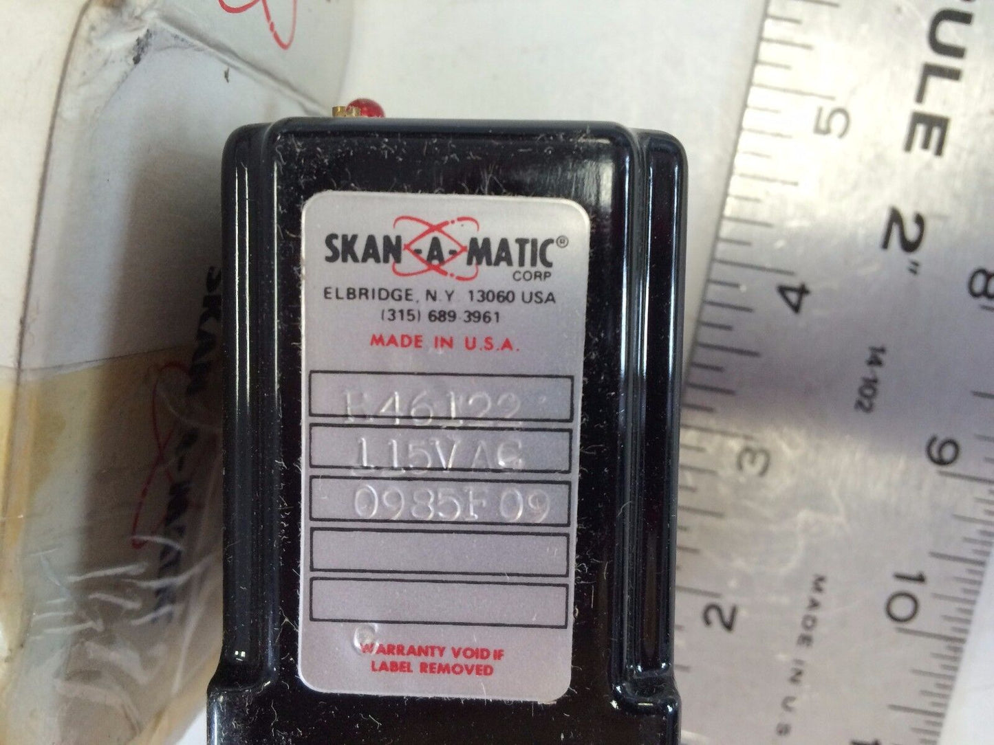 New Skan-A-Matic R46122 Relay Clarostat 115Vsc 11Pin Octal,Cw
