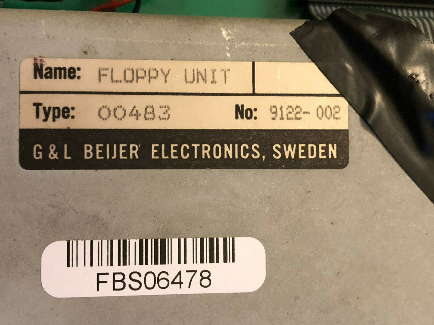 G & L Beijer 00483 Floppy Unit,G&L 00483,9122-002,Beijers 06-00476,Bg