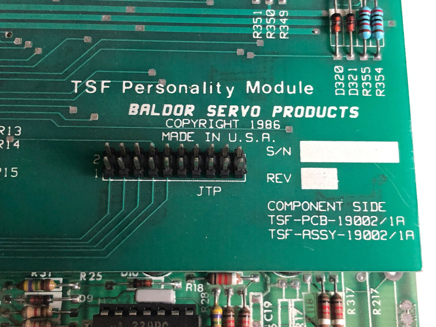 Baldor Tsf 050 -6-01-V-T 010008 Tsf Personality Module Drive Board,Sv