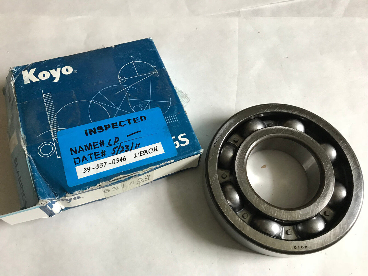 New Koyo 6314C3 Deep Grove Ball Bearings 70Mmx150mmx35mm ,6314 C3 Japan,Sb