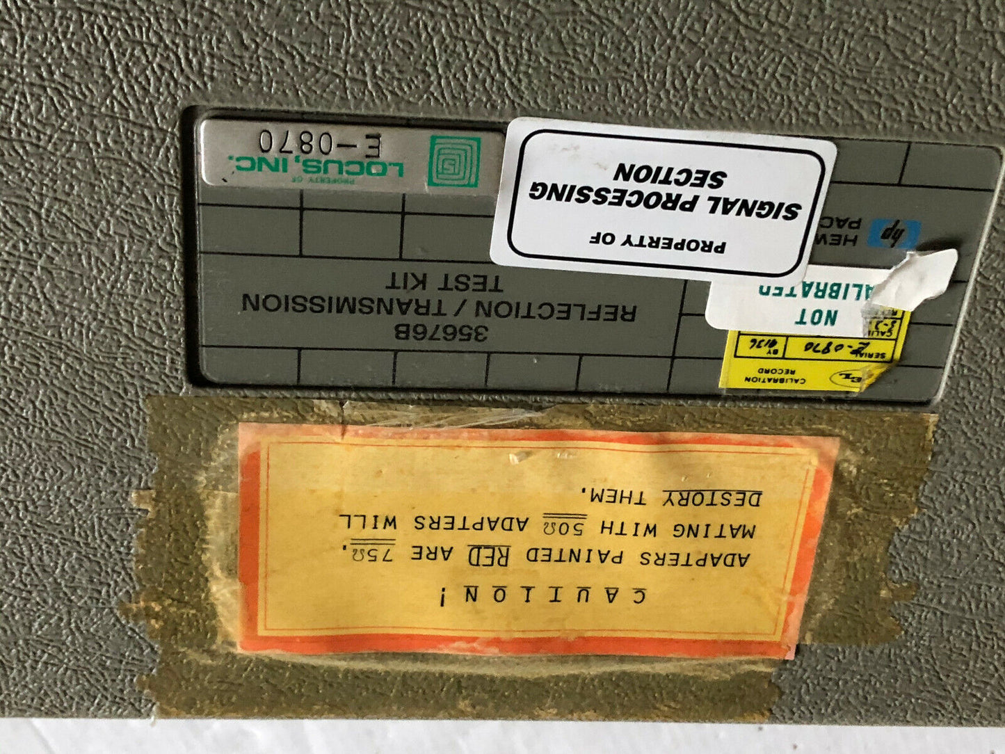 Hp 35676-66302,Hewlett Packard 35676B,Reflection/Transmission Kit,11852A,Fg