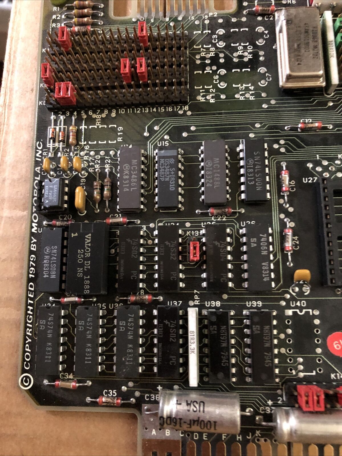 Motorola 84Ew8062b01,84Ew8062bq1 Micro Module 01Ew3062b02,Rev B,84Ew8062bo1,Cs