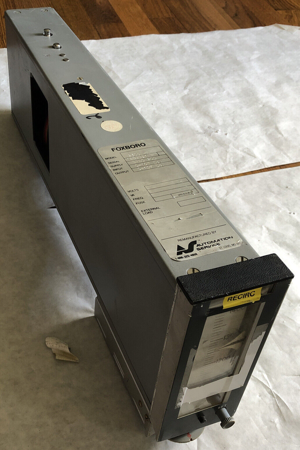 Foxboro 230Sm-A Analog Control Display Station Dual Alarm,Bv