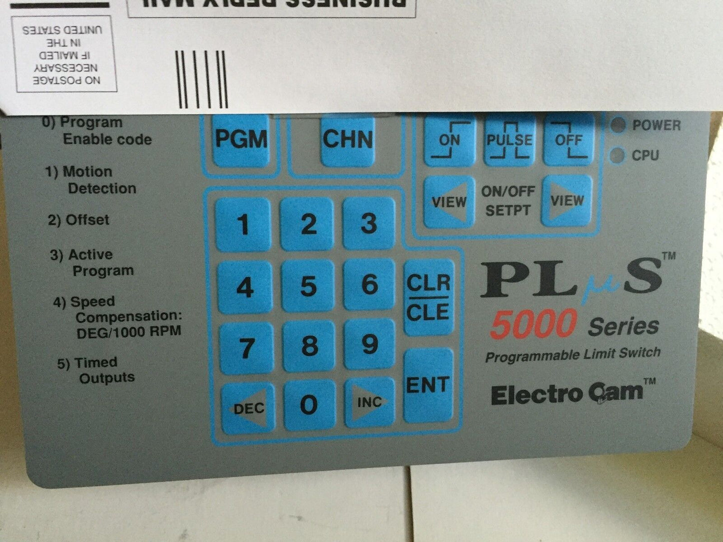 New Electro Cam Ps-5105-10-072 Programmable Limit Switch,Fl