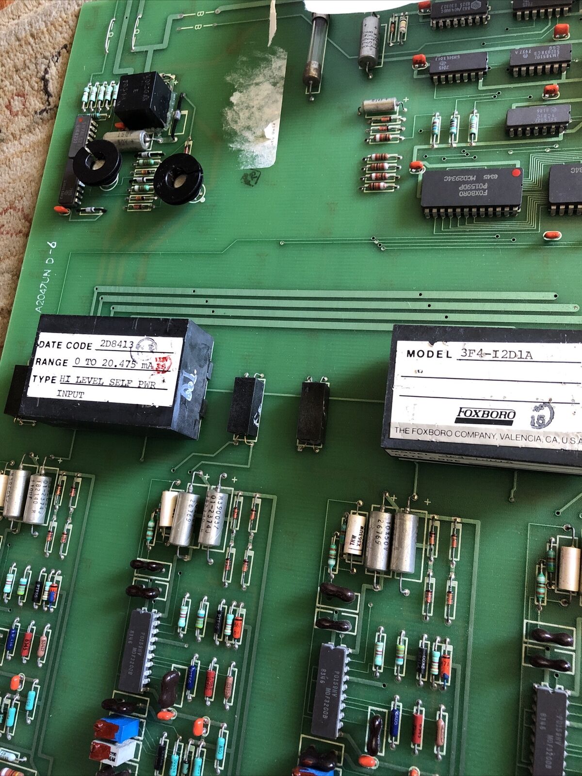 Foxboro S3013av Rev.A,A2047up-C,A2047un-6 Converter Ma/D 3F4-I2d1a,Ct