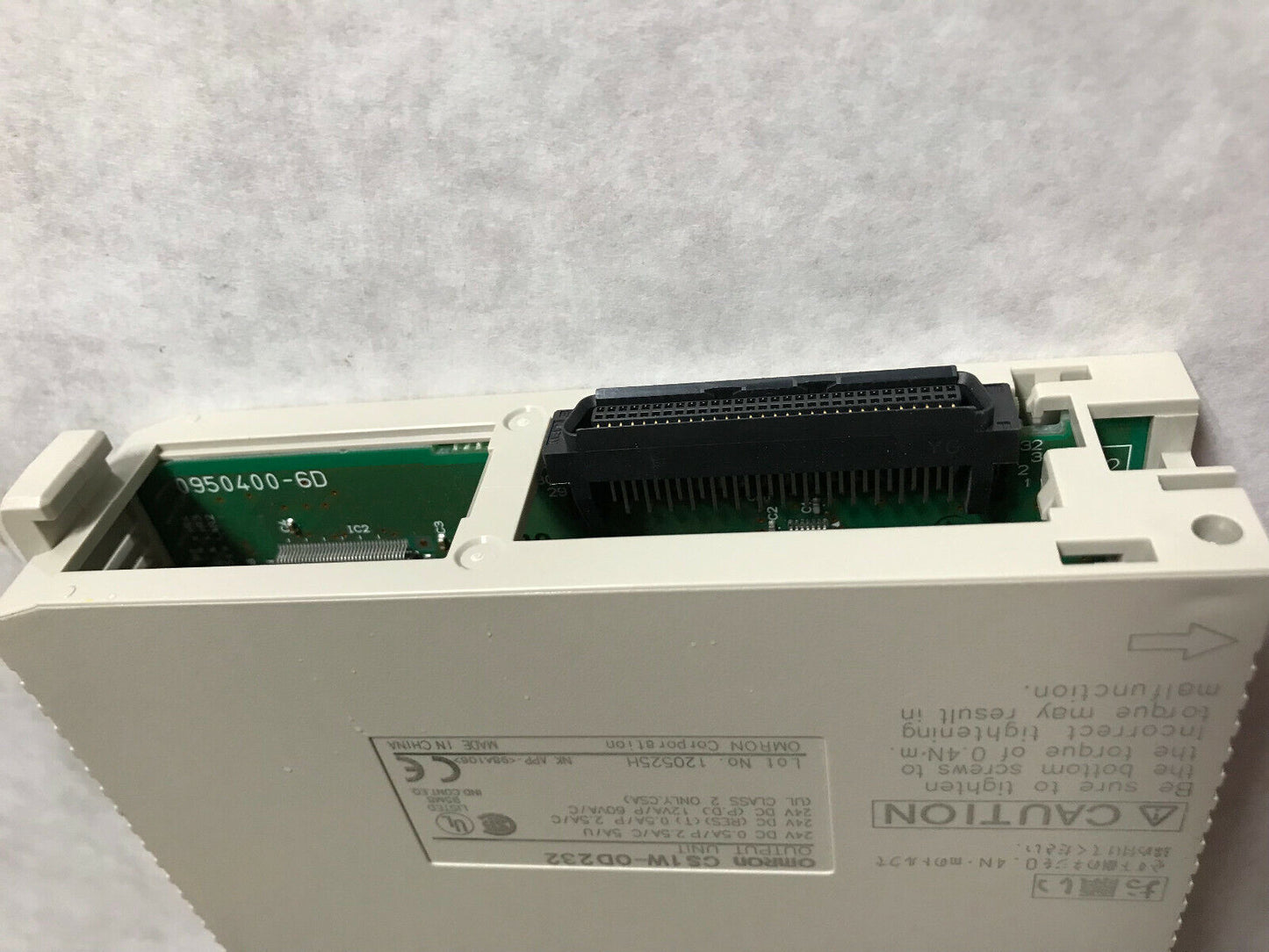Omron Cs1w-Od232 Output Unit,Od232 Ch Cs, 24V Dc .5A/P,Ad