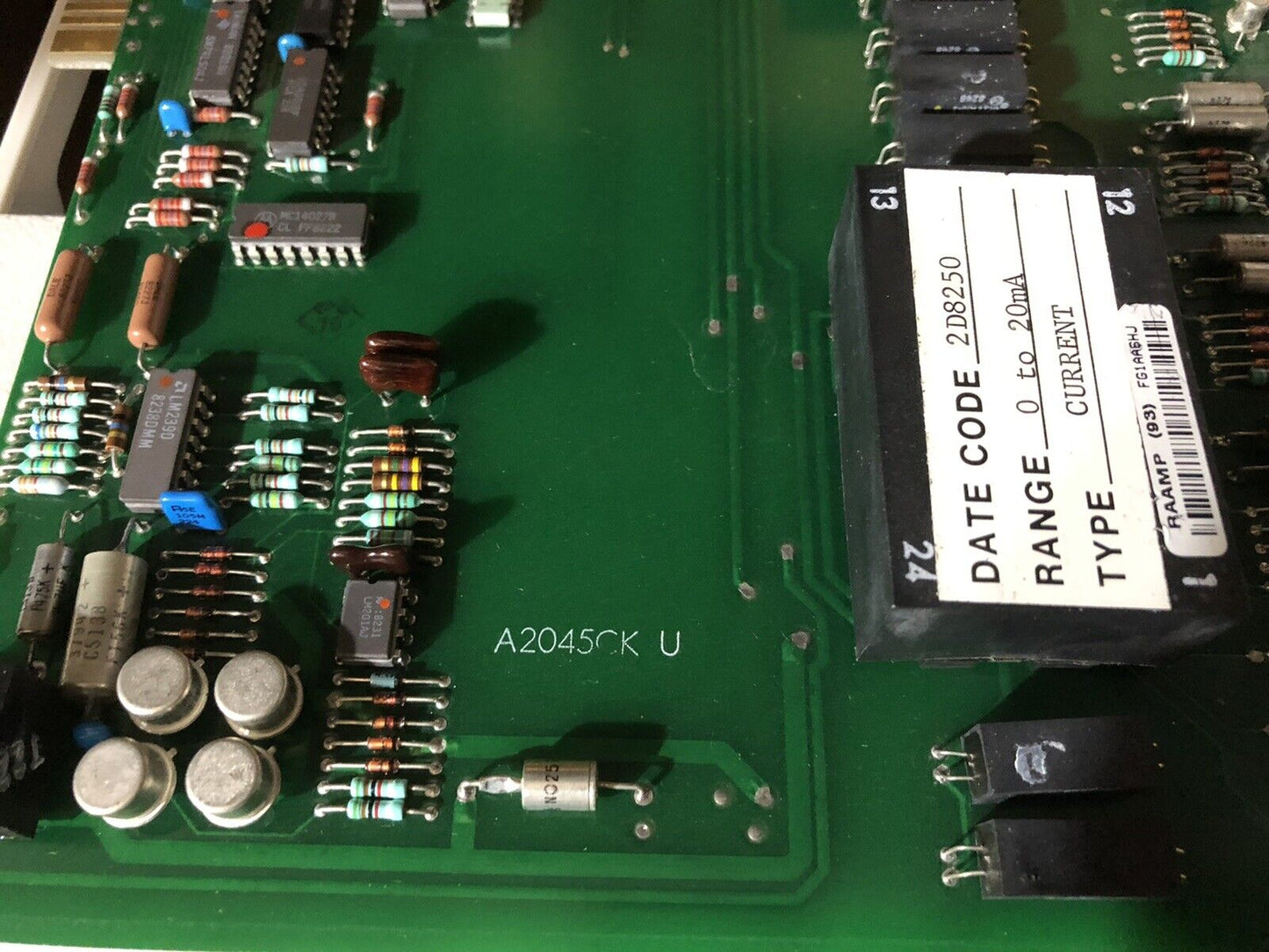 Foxboro 3A8 I2d1 Ma /D Converter Circuit Board A2045ck U,2D8250,Tl