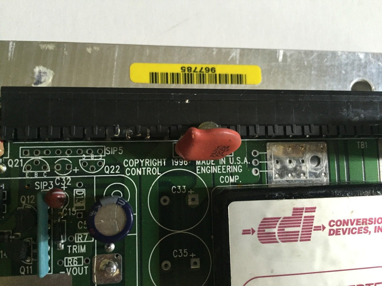 Control C1041929 Engineering Cdi 1015D12wfr Board Industrial Control System,Tf