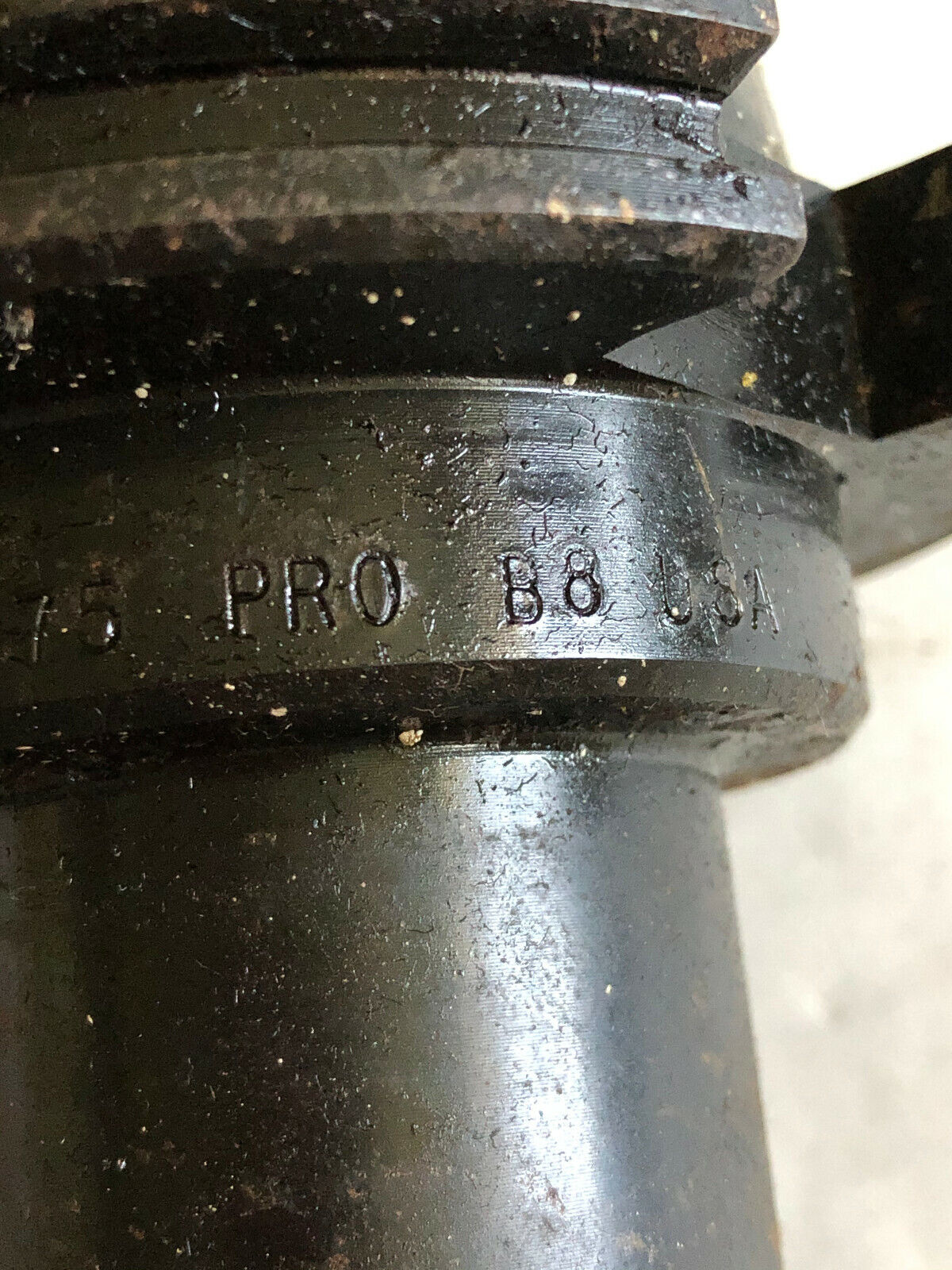 Collis 50Vf .875Em 5.75" Pro B8 Usacat-50 Milling Tool Holder .375,.875Em,Ar