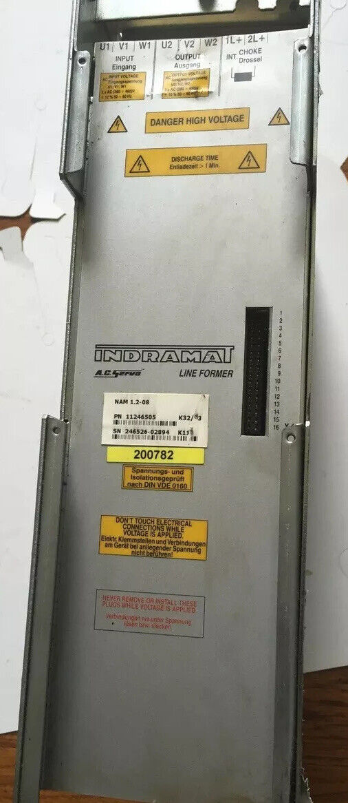 Indramat Nam1.2-08,11246505 Bosch Power Supply Line Former Nam1208,Bd,Fb
