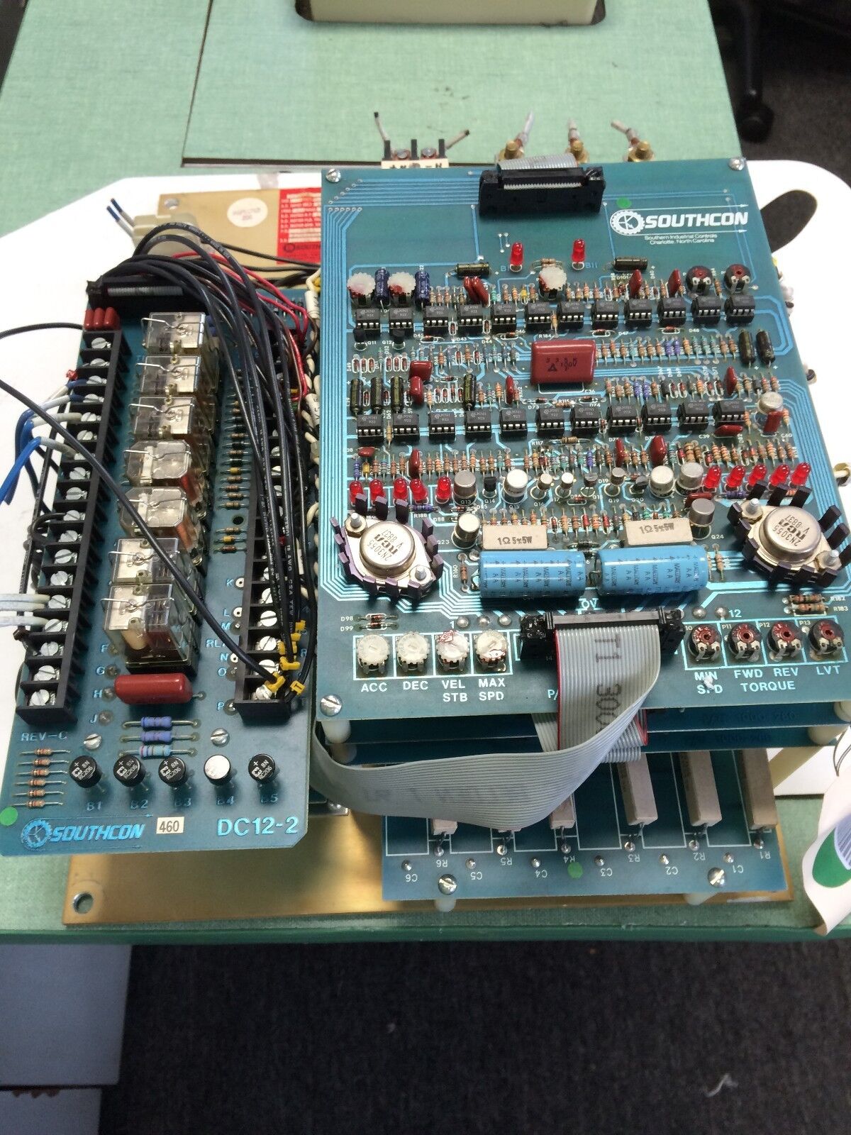 Southcon Dc12 Dc Drive,15 Hp,3-Phase,460V,7904 (6)Skkt91/14D,Dc12-2,J#7904 Vn,Bo
