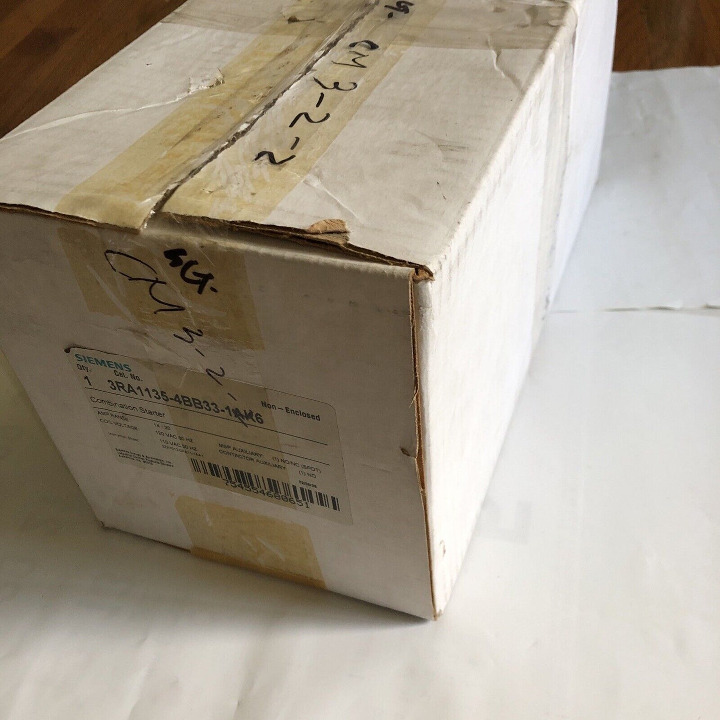 New Siemens 3Ra1135-4Bb33-1Ak6 Starter,Sirius,3Rt1033-1A.0,120 Vac,14 - 20A,Sg