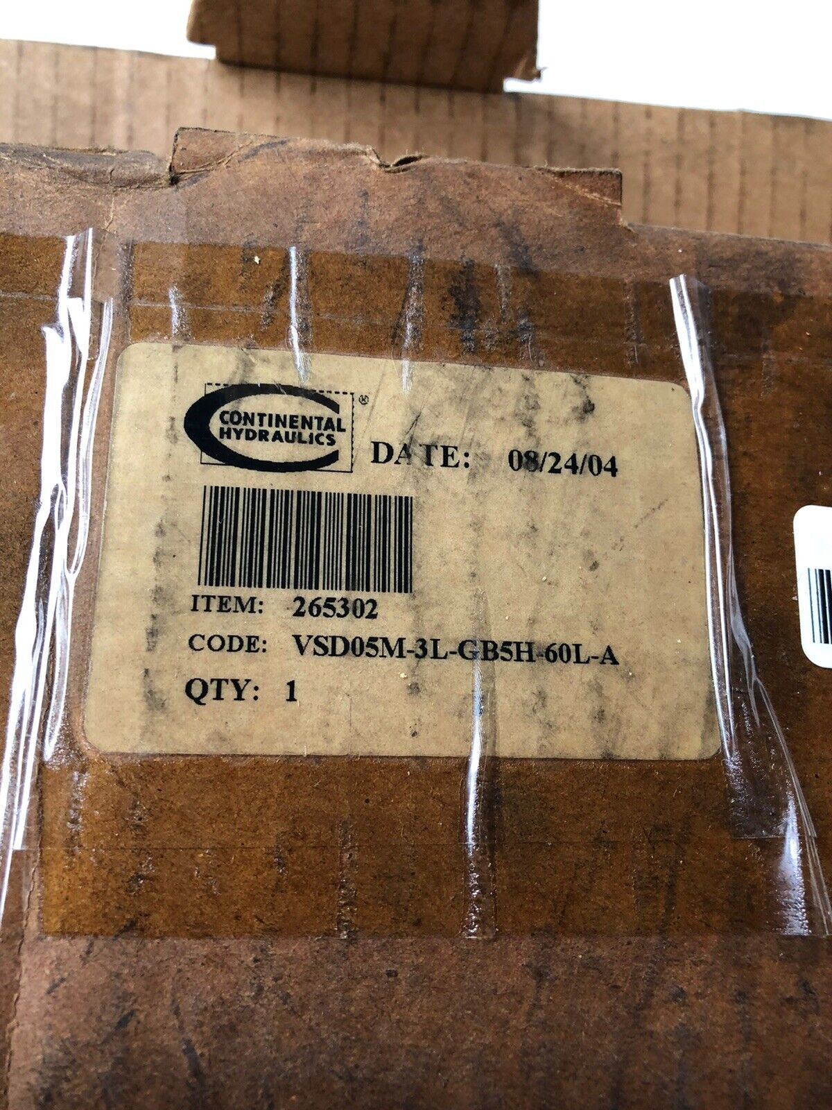 New Continental Vsd05m-3L-Gb5h-60L-A Hydraulic Directional Valve 265302,Dh