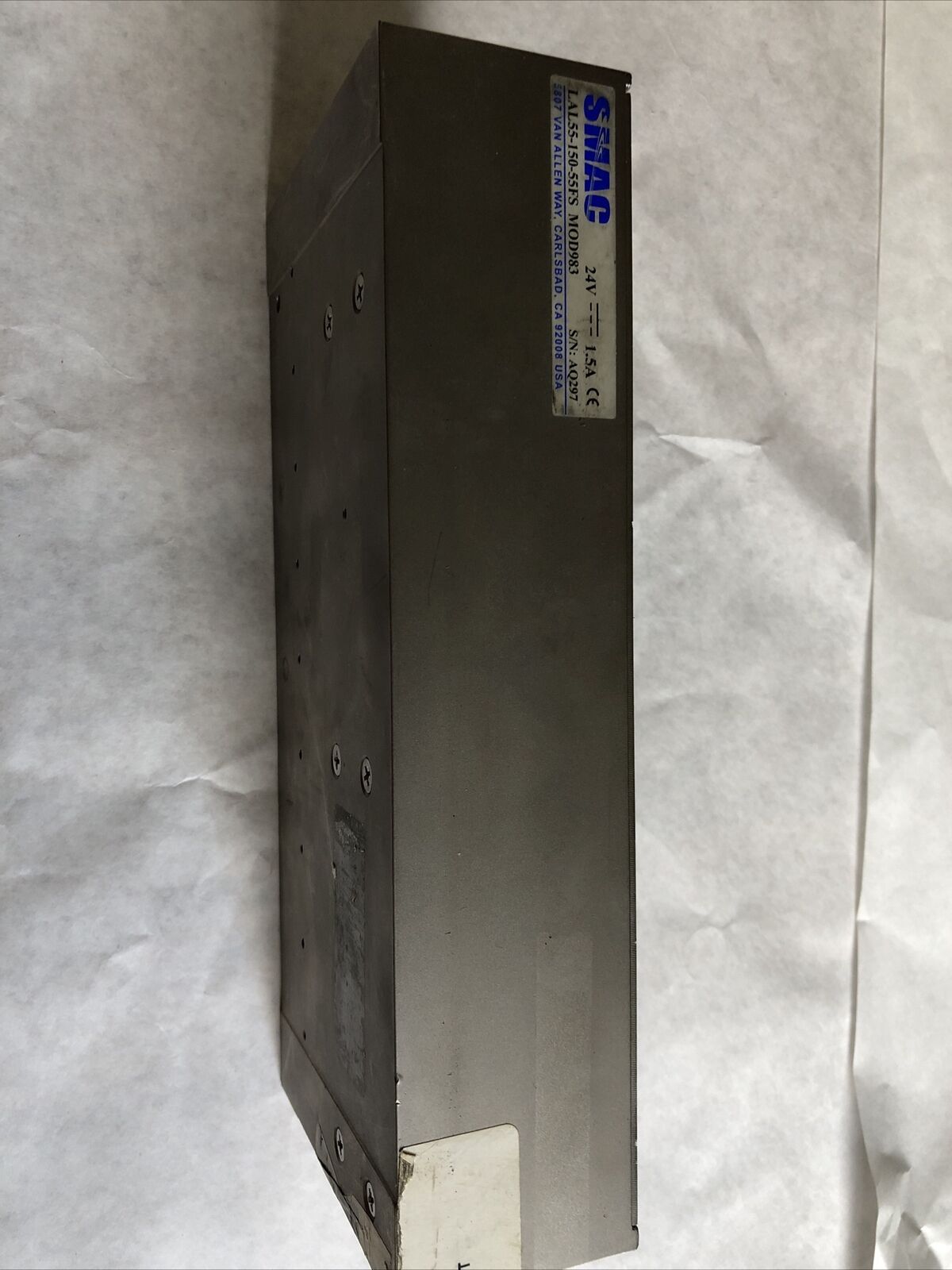 Smac 3060-2009, Lal55-150-55-Fs,Mod9 Linear Actuator 24V 150Mm Stroke,Ba