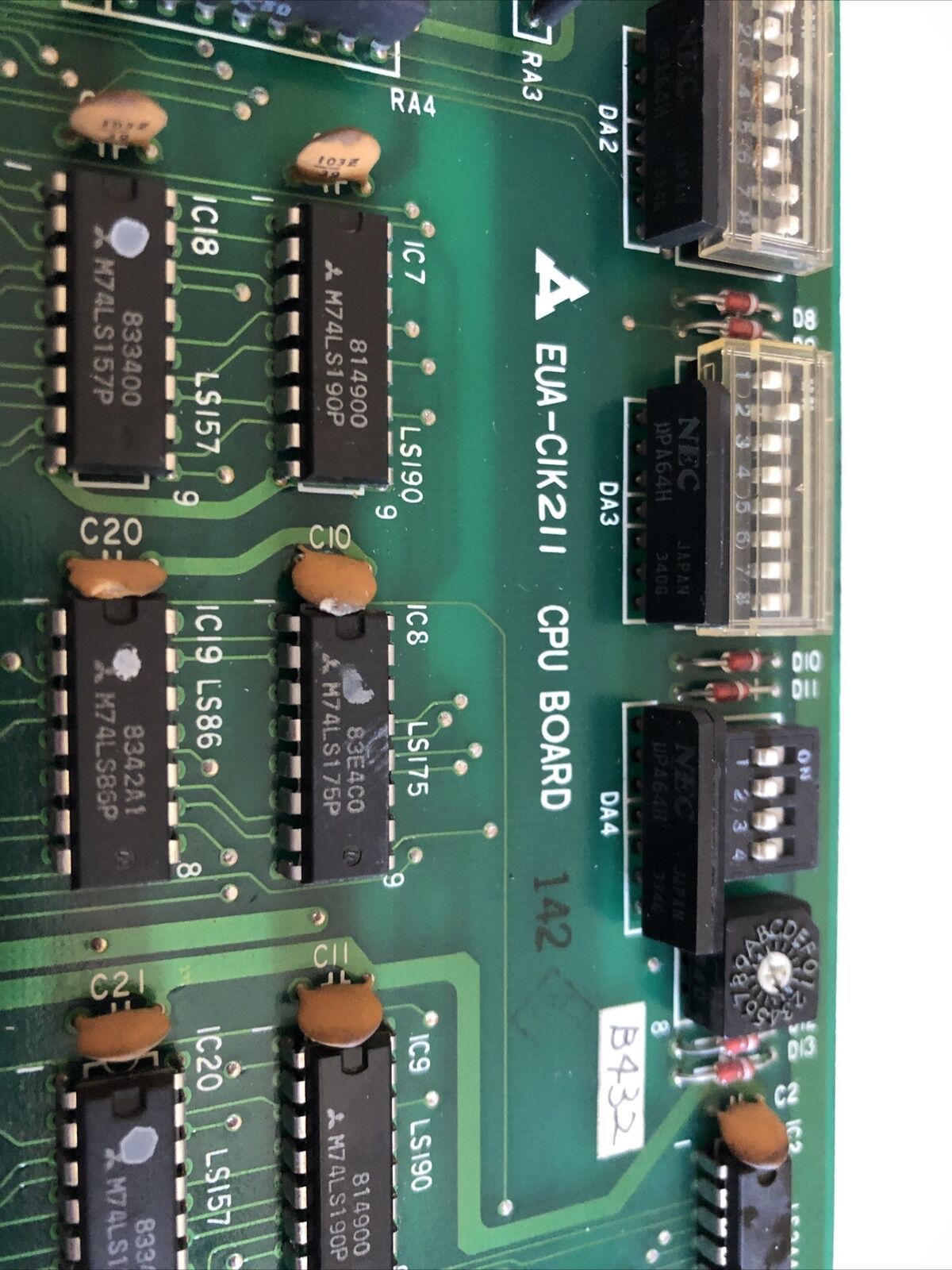 Mitsubishi Xps-365 Circuit Board Eua-Cik211 Cpu Eua-Cik2ii,Fi