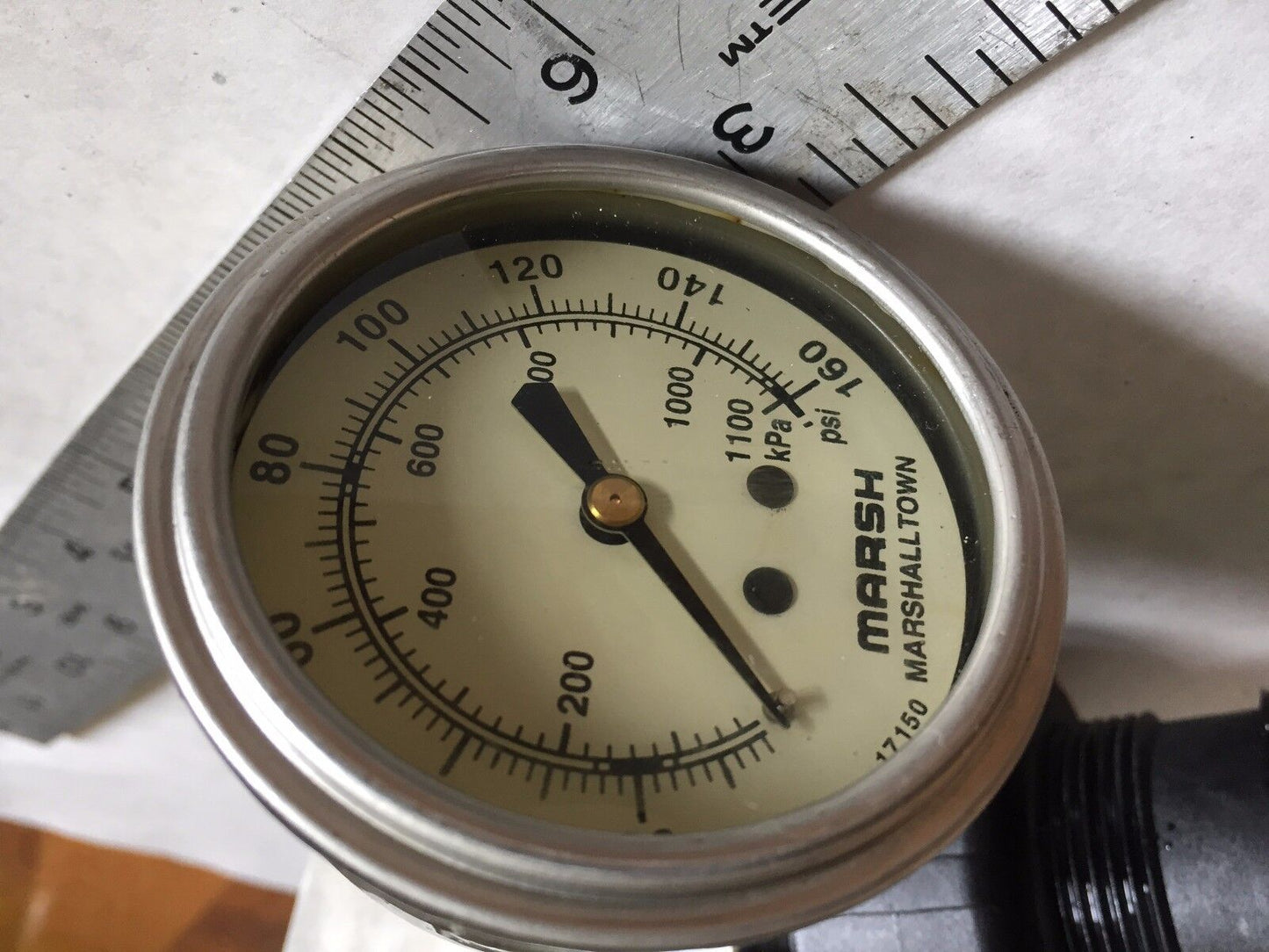 Schrader Bellows K362332c,K472015cbb4 Regulator Marsh 1100Kpa,160Psi Gauge,Bh