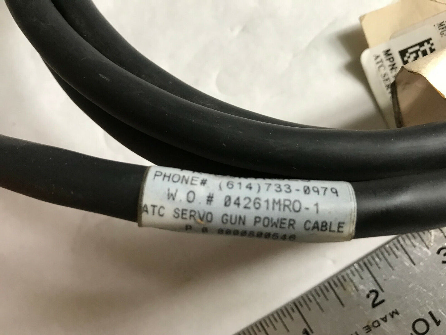 Pk Controls 9963007-0902,04261Mro-1 Atc Servo Gun Motor Pg Cable,900353766,Sf