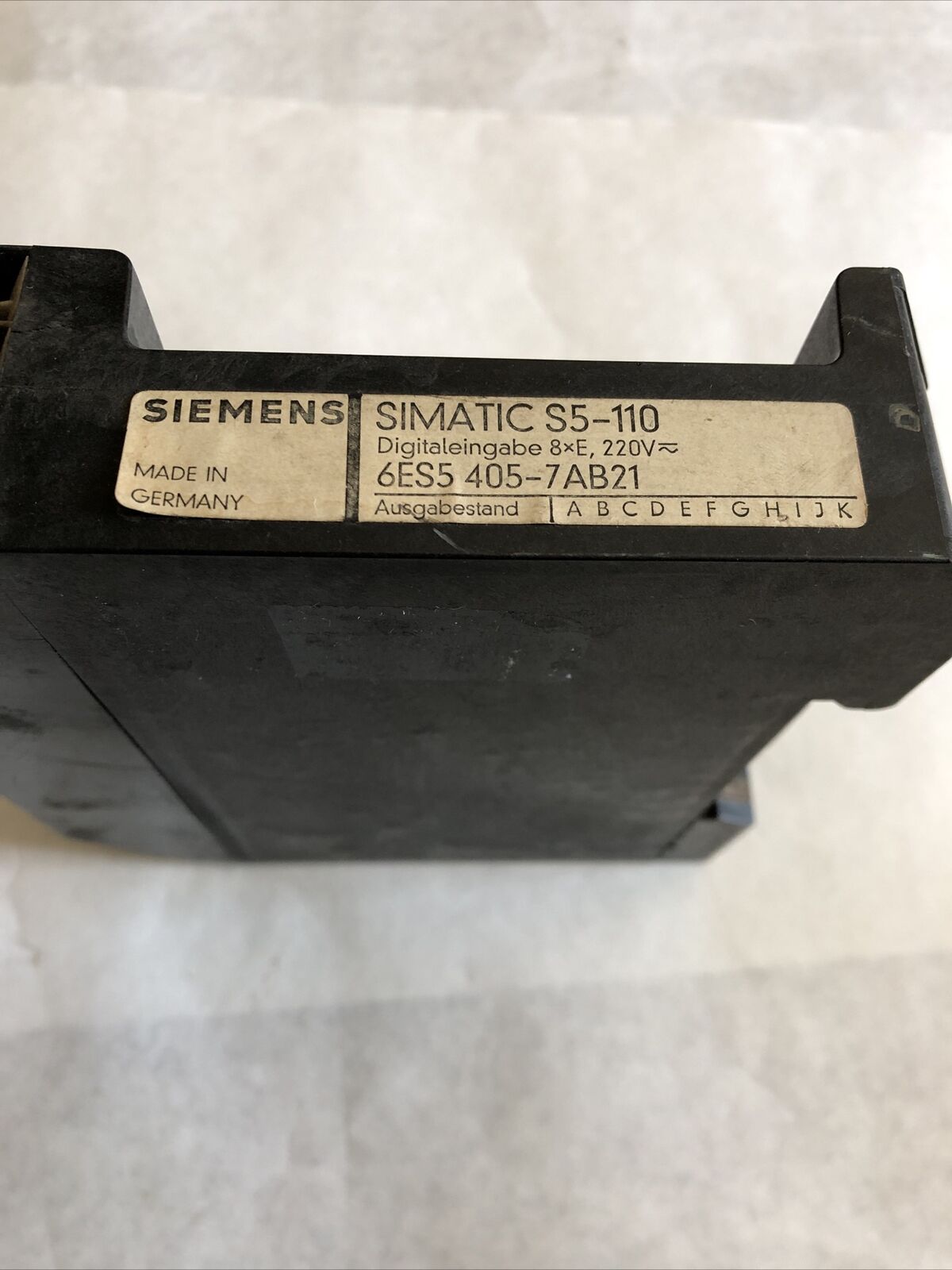 Siemens 6Es5 405 7Ab 21,Simatic S5-110 Input Module,Sl