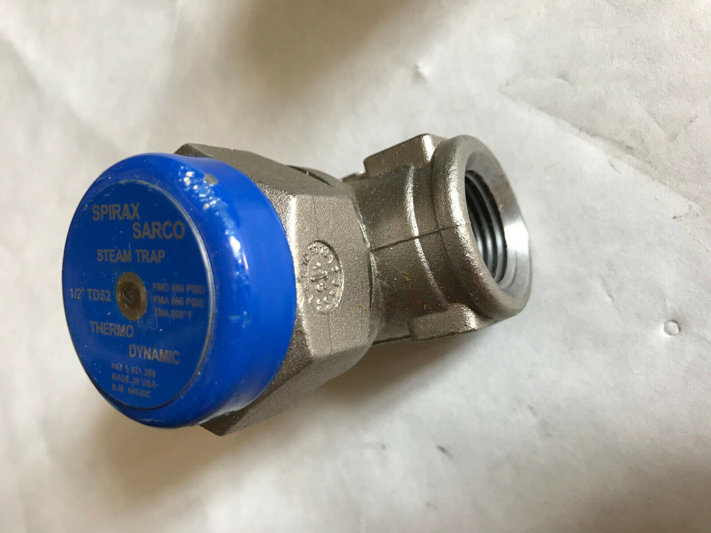 New 1/2" Td52 Spirax Sarco B.M. 54530C Steam Trap Cool Blue Thermo Dynamic,Ay,Av