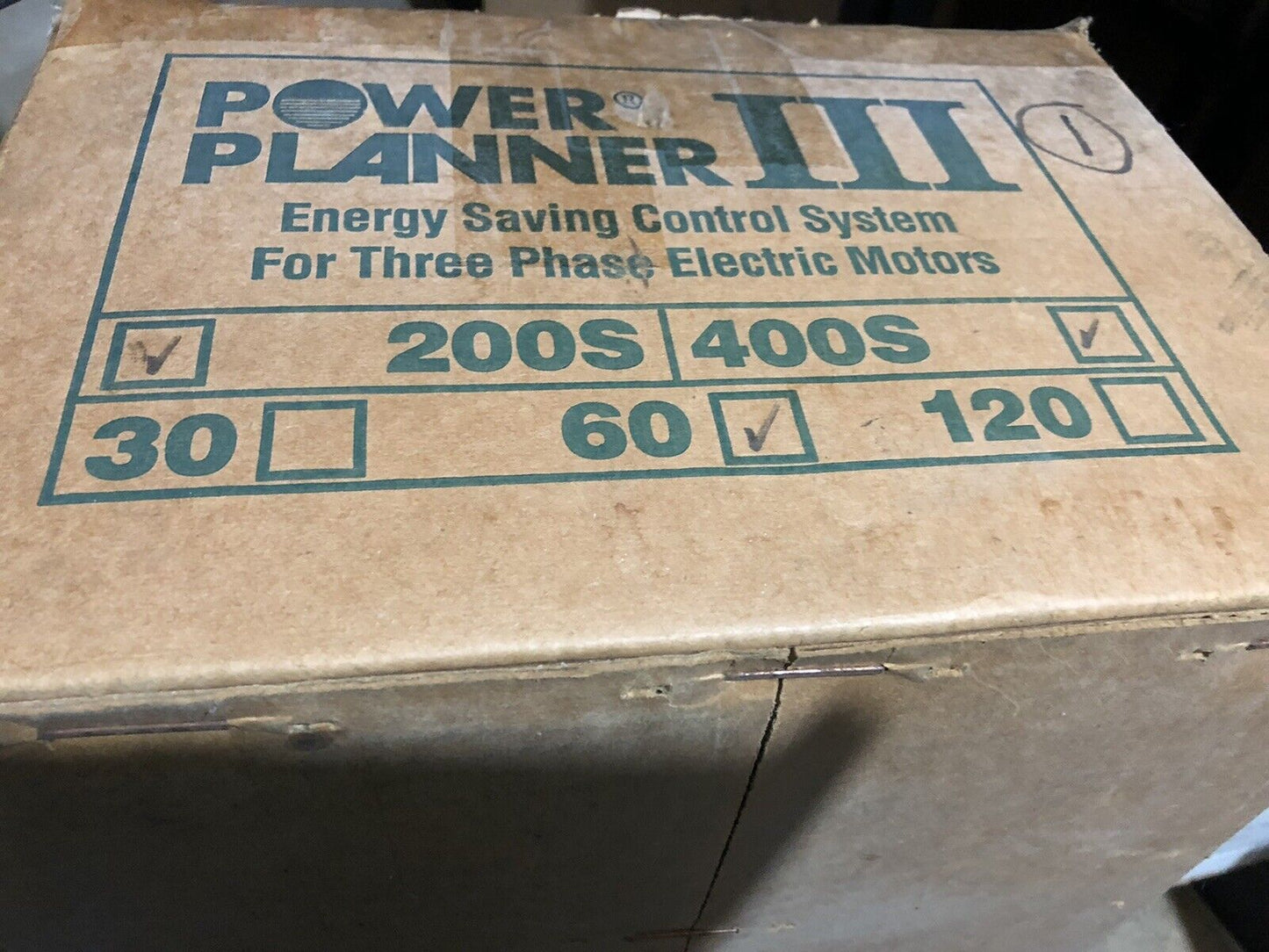Energy Smart Power Planner Iii,05244 Energy Saving System 3 Phase Motor 120A,Tn