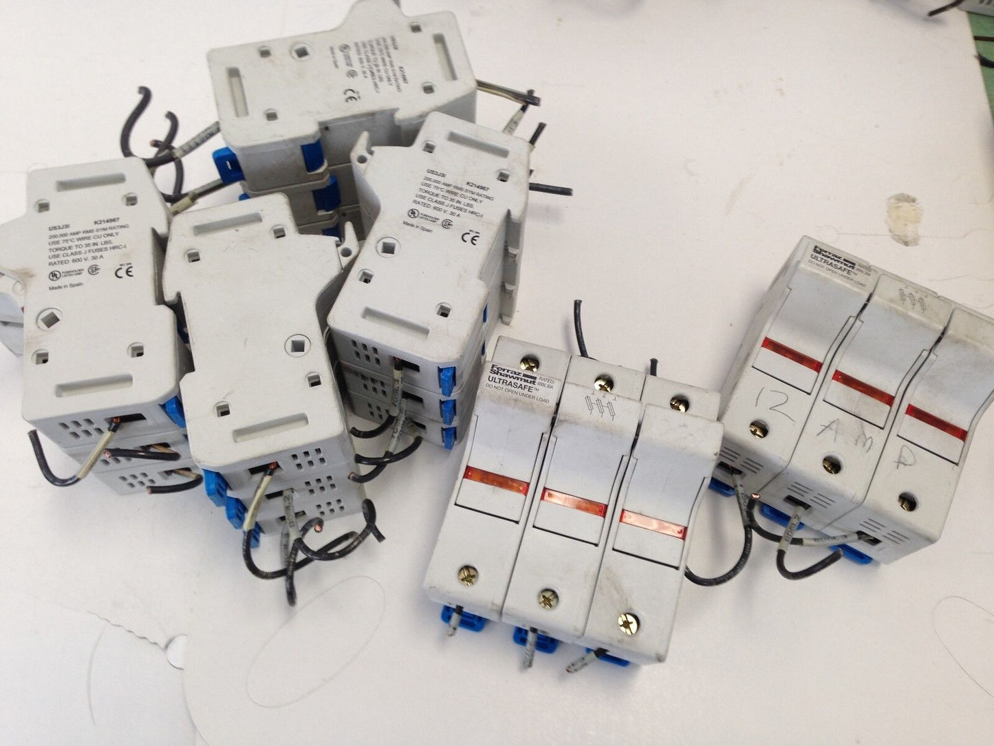 Lot 3 Ferraz Shawmut Us3j3i K214967 30A Ultrasafe Plc Controller,Hc