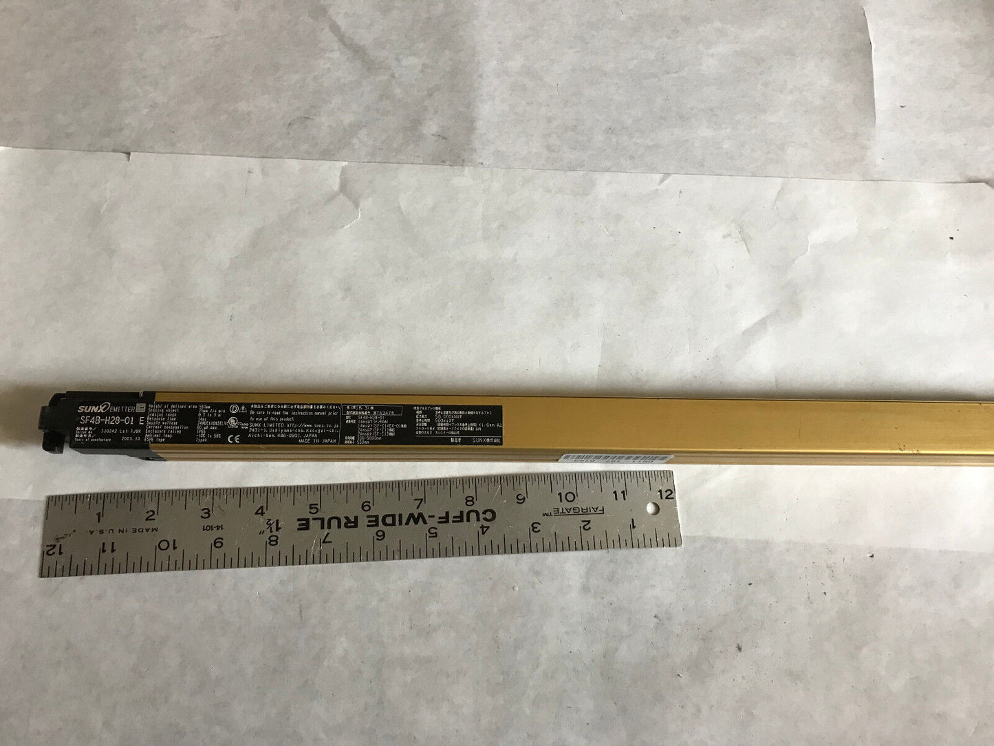 Sunx Sf4b-H28-01 E Safety Light Curtain Emitter Sunx Sf4b-H Series,Eo
