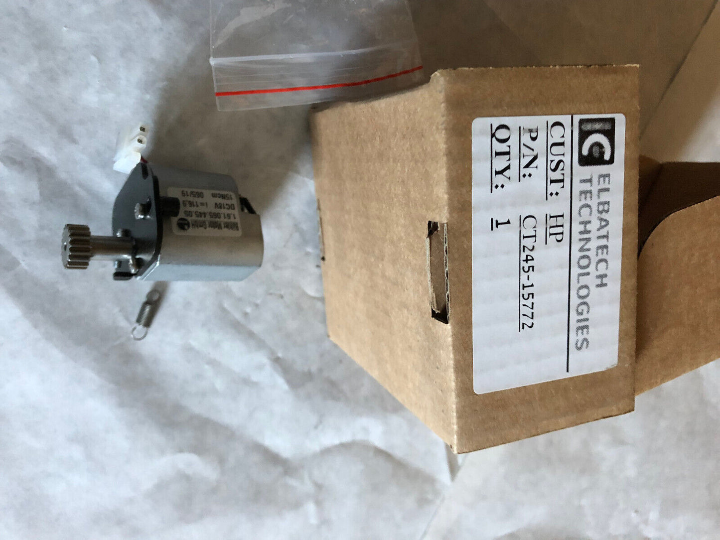 New Buhler Gmbh Miniature Motor,Elbatech Hp Ct245-15772,Eas-1078-52,El1621,Tj