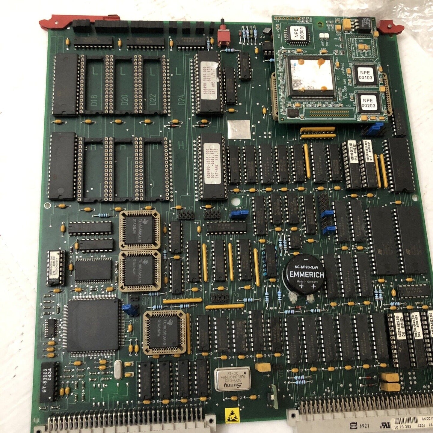 Fem1 608093-0802,10 73 355 Az01 28/05 Plc Board,Cz