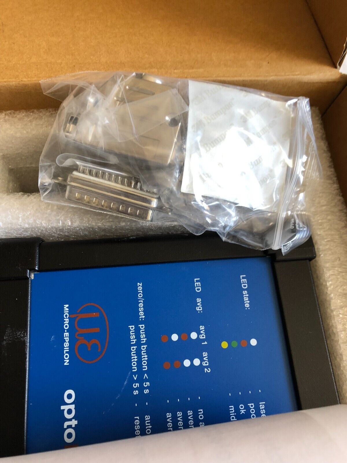 New Micro-Epsilon Ild1800-100 Laser Optical Sensor Ccd Ssytem,Optoncdt1800,Az