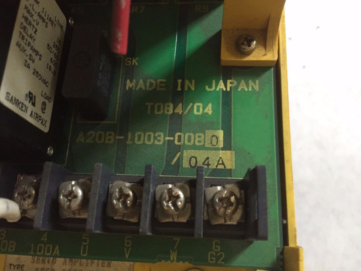 Fanuc A06b-6058-H006,A20b-1003-0090/02/07B,A20b-1003008004A Servo Amplifier,Sj