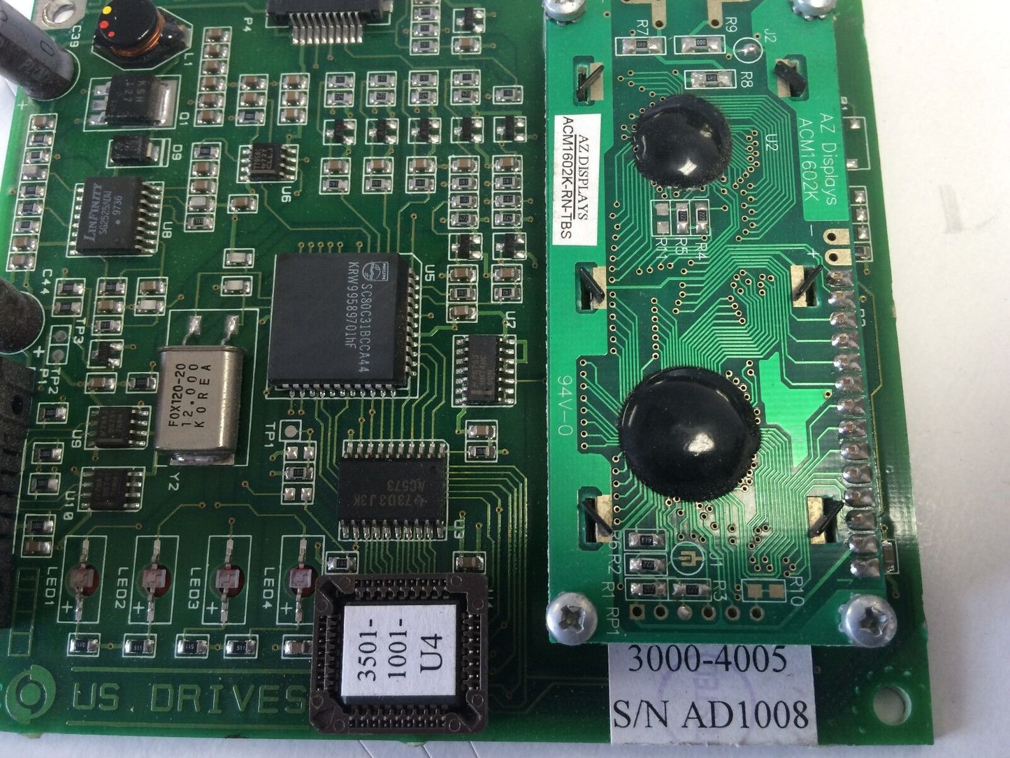 Us Drives 3000-4005 Acm1602k, 3000-2005 Rev B,Ag