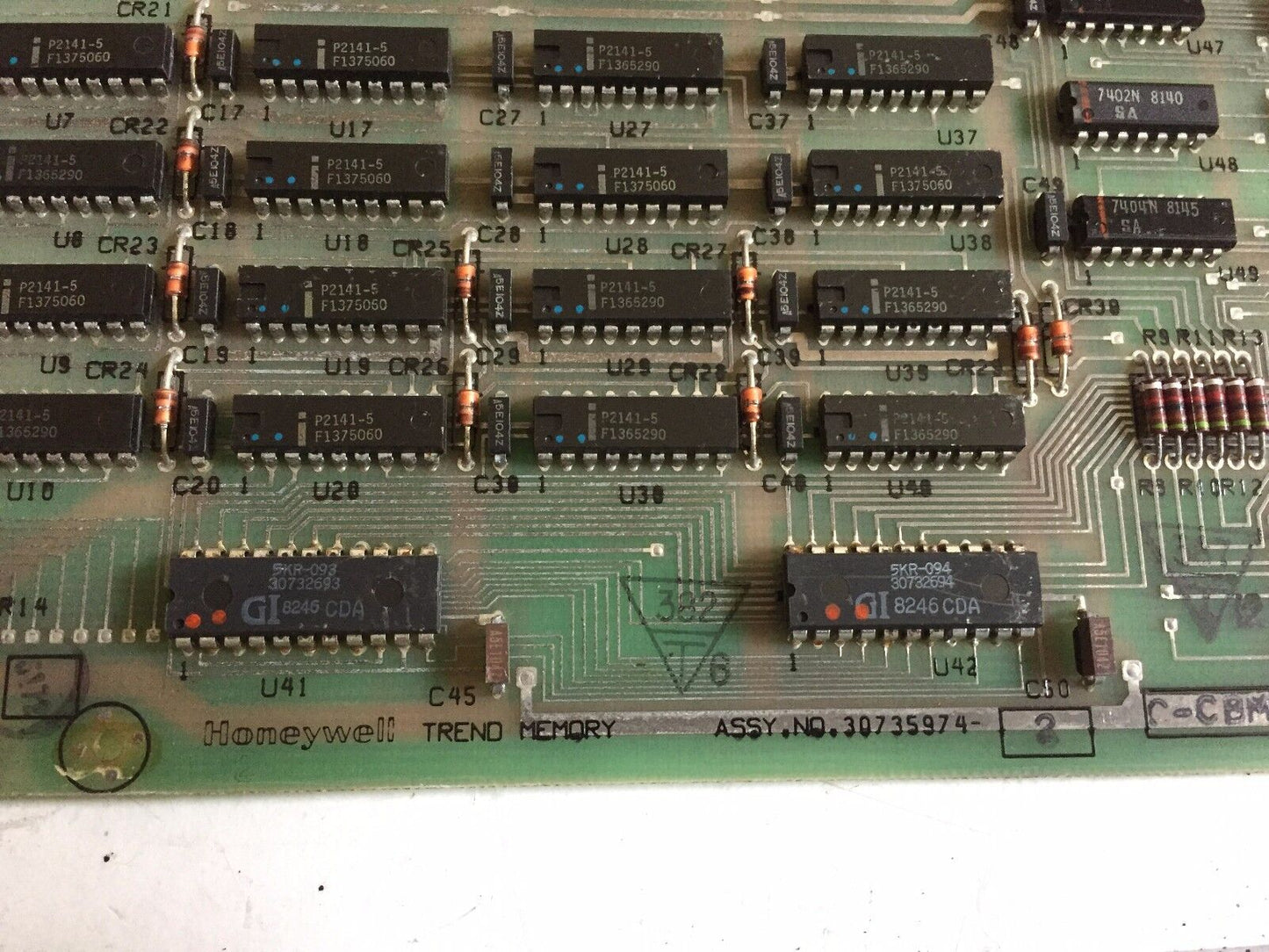 Honeywell 30735974-2,C-Cbmoo,30735974, Pwb Tdc 2000 Trend Memory,Cy