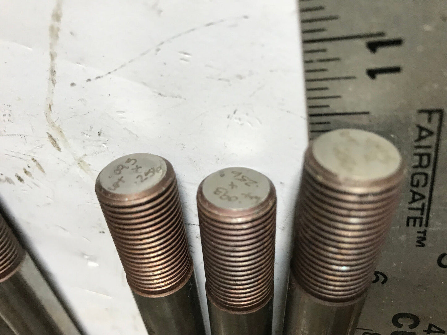 Lot 6 1/2 Strippit,Wilson 093X256,Turret Rectangle Punch Wt.067X.256 Rt,Em