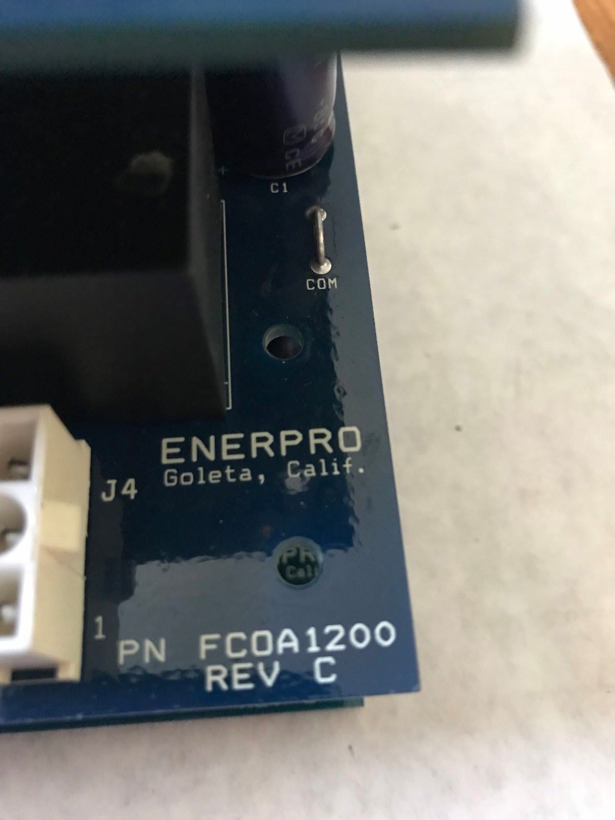 Enerpro Ddog1200, Fcoa1200,Fc0a1200 Rev C,Cr600 Auxiliary Firing Boards,Ei